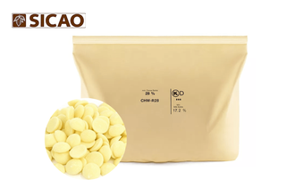 Шоколад Sicao сод. масло какао 28%, Белый, 2,5 кг/уп