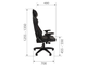 Кресло компьютерное Game 44 экокожа черная/серая