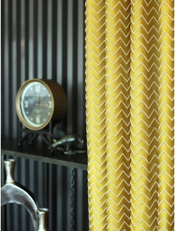 Flour, портьера с шевроном, шелковистая