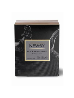 Чай Newby Black Tea&Thyme черный с чабрецом 100 г