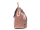 Кожаный женский рюкзак-трансформер Trim розовый