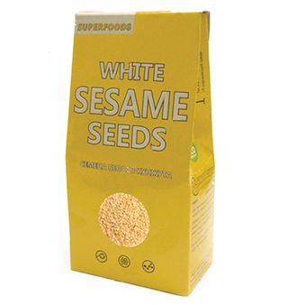 Семена кунжута белого 150 г (White Sesame Seeds), Компас Здоровья