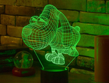 3D Светильник Собака