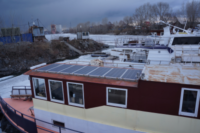Солнечная станция для теплохода, катера, хаусбота  3,0 кВт