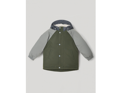 Зимняя куртка Leokid Color Block “Green Scape”