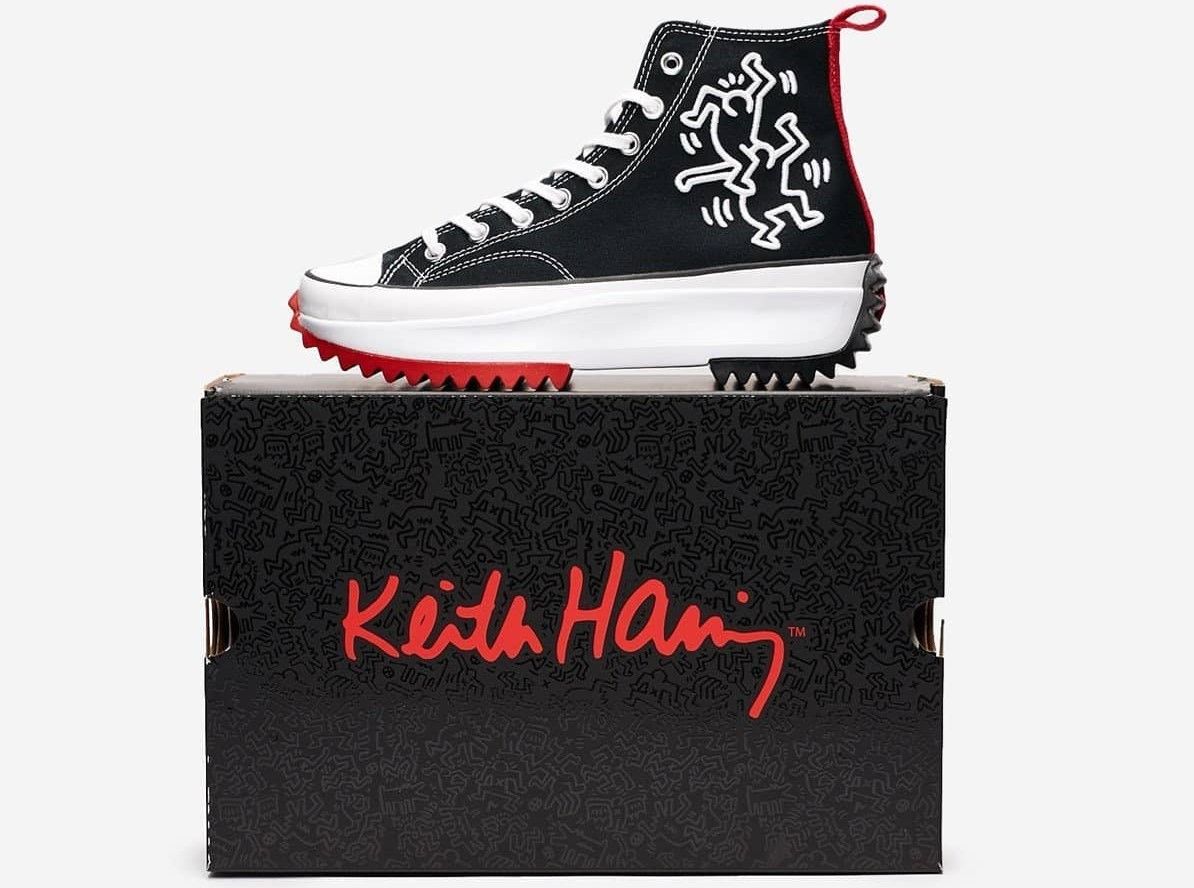 CONVERSE X KEITH HARING RUN STAR HIKE ЧЕРНЫЕ