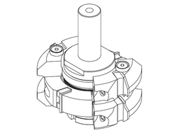 Фреза концевая со сменными ножами FABA GTZ-06