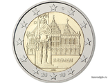 Германия 2 евро 2010 год - Бремен