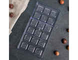 Форма для шоколада 18 ячеек &quot;Пористый шоколад&quot; 33x16,5x2,5 см