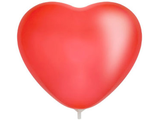 Премиум шар 12&quot;/30 см &quot;Сердце&quot; Красный (015), пастель, 50 шт, Sx