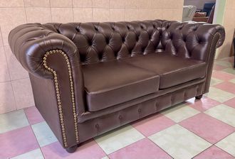 Новый! Кожаный диван Chesterfield. Made in Finland.