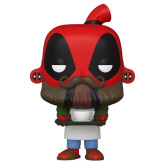 Фигурка Funko POP! Bobble Marvel Deadpool 30th Coffee Barista