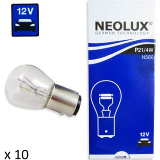 Лампа NEOLUX P21/4W 12V (габарит./противотум.)