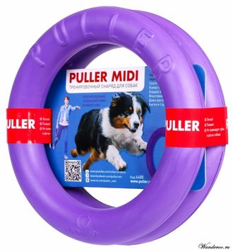 COLLAR PULLER (ПУЛЛЕР) Миди тренировочный снаряд для собак, фиолетовый, диаметр 20 см. 6488
