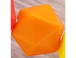 Икосаэдр 14мм - оранжевый