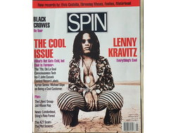 Spin Magazine May 1991 Lenny Kravitz Cover, Иностранные музыкальные журналы,, Intpressshop