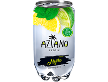 Азиано Мохито (Aziano Mоjito), газированный напиток, объем 0.350 л.