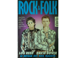 Rock &amp; Folk Magazine March 1996 David Bowie, Lou Reed, Иностранные музыкальные журналы, Intpressshop