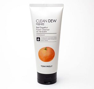 Пенка для умывания с экстрактом Грейпфрута Clean Red Grapefruit Cleanser Tony Moly, 180 мл. 005133