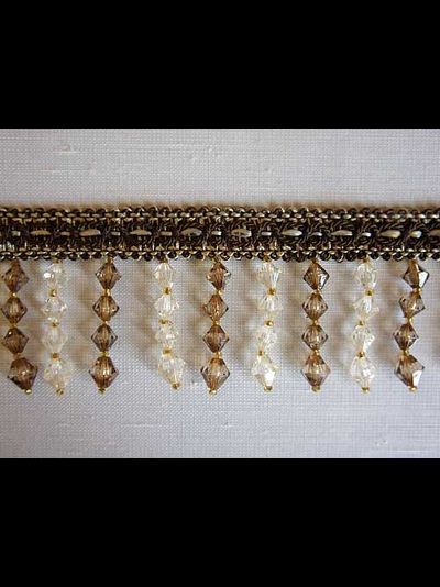 Арт. 535553. Тесьма со стеклярусными подвесками для декорирования портьер и домашнего текстиля