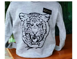 свитер мужской тигр