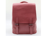 Кожаный женский рюкзак-трансформер Belts розовый