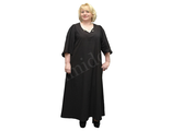Нарядное длинное платье Арт.  2349 (Цвет черный)  Размеры 58-84