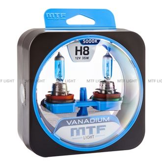 Комплект галогенных ламп H8 Vanadium 2шт.