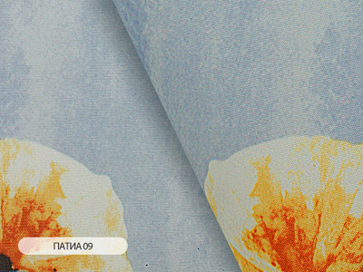 "Патиа", легкая ткань с крупным цветочным рисунком