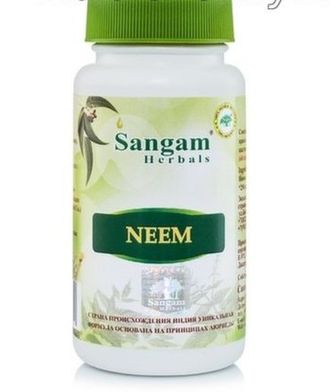 НИИМ (NEEM) ОЧИЩЕНИЕ КРОВИ 600 МГ SANGAM HERBALS, 60 ТАБ.