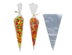 Треугольные пакеты для сладостей/печенья, длина 250 мм, ширина 130 мм, 10 штук