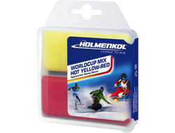 Парафин HOLMENKOL Worldcup Mix HOT YELLOW-RED 24128