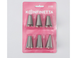 Набор насадок кондитерских 6 шт d= 2,5 см   				 №32