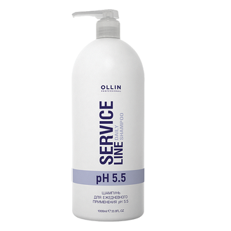 OLLIN Service Line Daily Shampoo Ph 5.5 - Шампунь для ежедневного применения рН 5.5 1000 мл. 5000 мл.