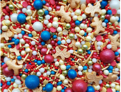 Посыпка кондитерская 40 г, МИКС №60, Новогодний Пряник