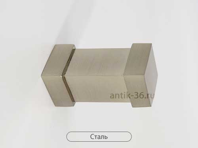 Квадро, 20х20 мм. Наконечник для профильных карнизов