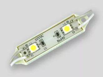 Светодиодный модуль 2 LED 2835 0,36 Ватт Цвет: Холодный белый