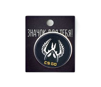 Деревянный значок “CS:GO Круглый”