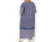 Халат-домашнее платье большого размера из  хлопка Арт. 9061-8580 (цвет темно-синий) Размеры 62-76