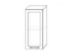 Шкаф верхний  витрина (ВС 300)