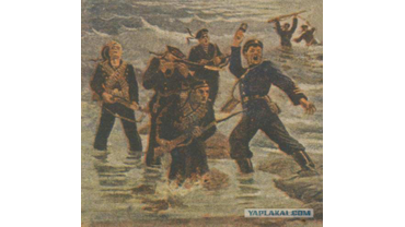 Морские пехотинцы десантируются на берег (картина)