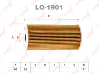 Фильтр масляный LYNX LO-1901