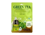 EKEL Маска тканевая с зеленым чаем GREEN TEA Ultra Hydrating Essence Mask, 1 шт. 538754