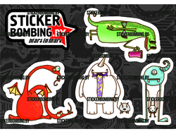STICKERSHEETS - MIX 4
