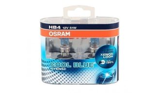 Лампа галогенная Osram HB4 9006 4200K Cool Blue Intense 12V 51W, 2 шт.