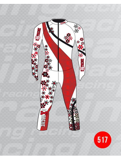 Спусковой комбинезон детский EXTREME COMPETITION OVERALL SUI красный