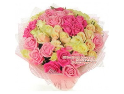 35 нежностей букет из 35 роз