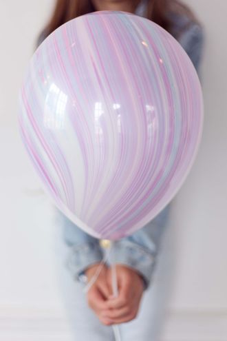 Гелиевый шар  "Супер Агат Purple "