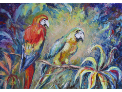 Анималистика Птицы в райском саду Круглова Светлана