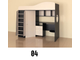 Кровать чердак RF "Kadet-1" с металлической лестницей (190х80)  + 450 бонусов